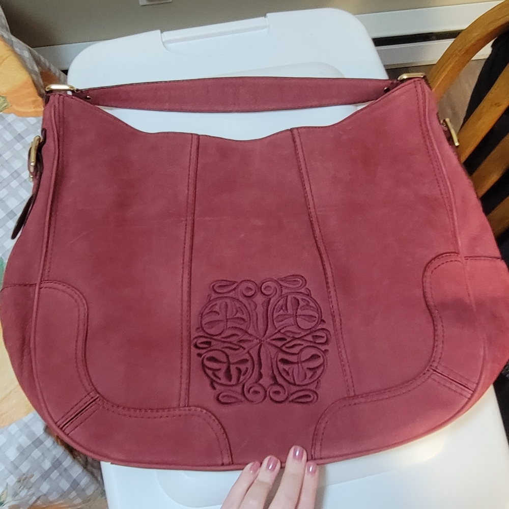 Antonio Melani Leather Bag & Storage Tote